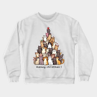 Meowy Christmas Crewneck Sweatshirt